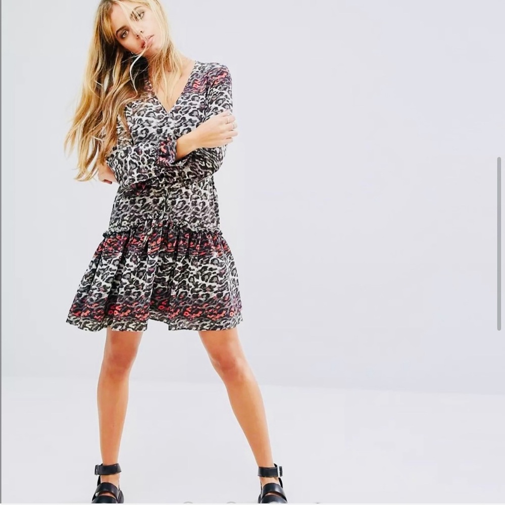 All Saints “Alia Juba” Silk Dress - Picture 5 of 7